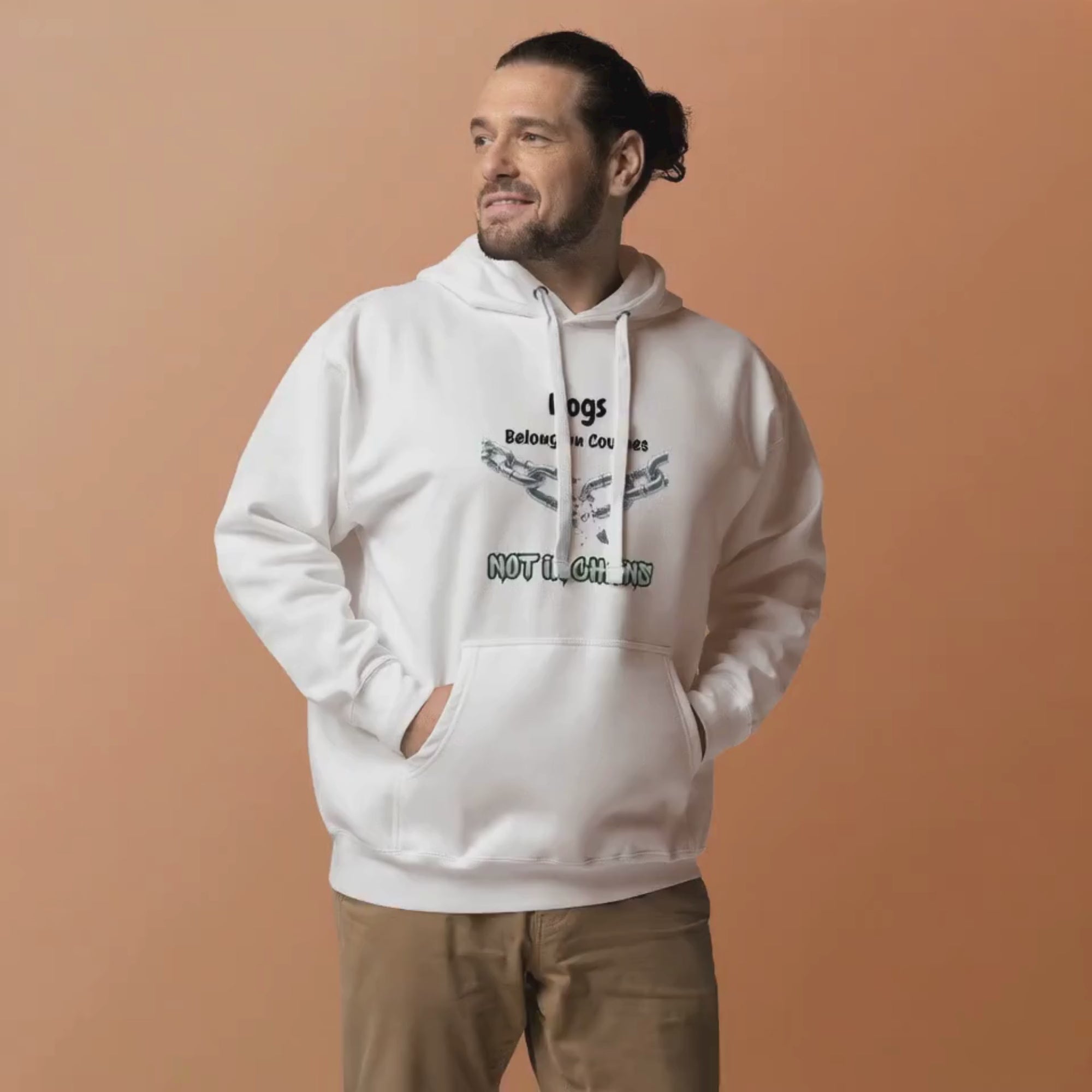 Dogs Belong on the Couch Unisex Hoodie