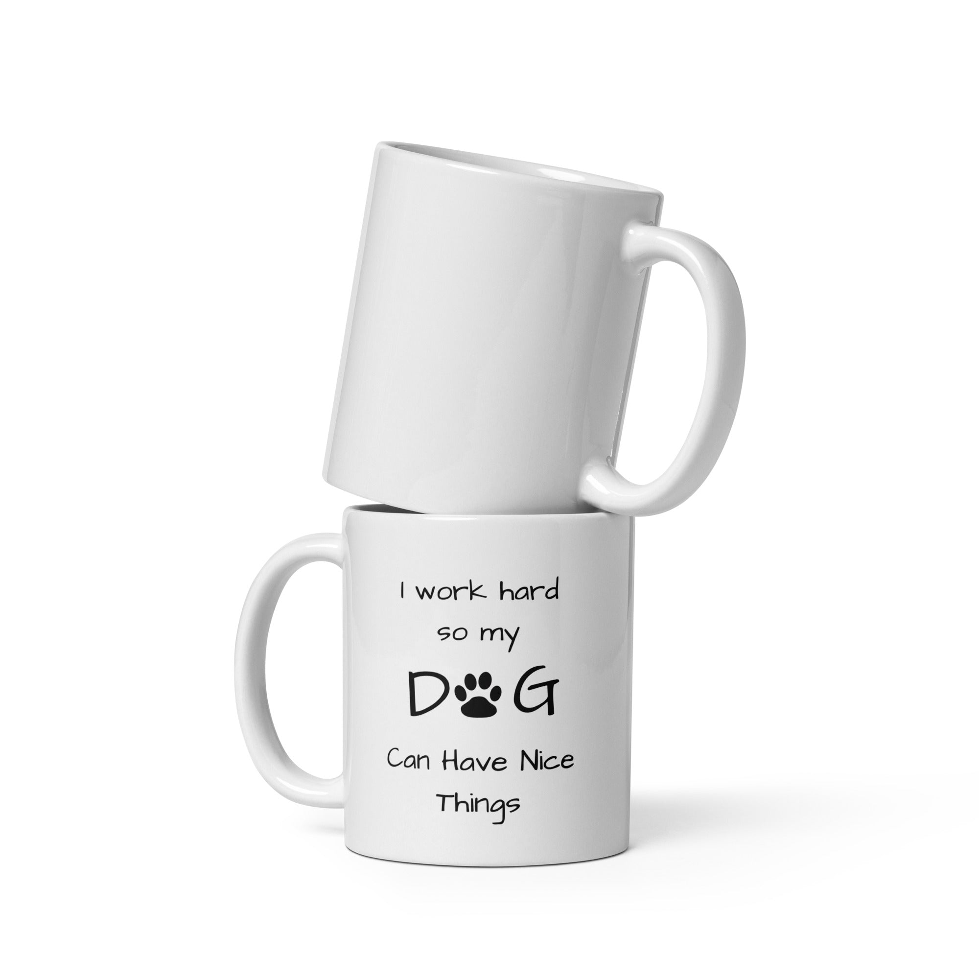 Dog Lovers White Glossy Mug