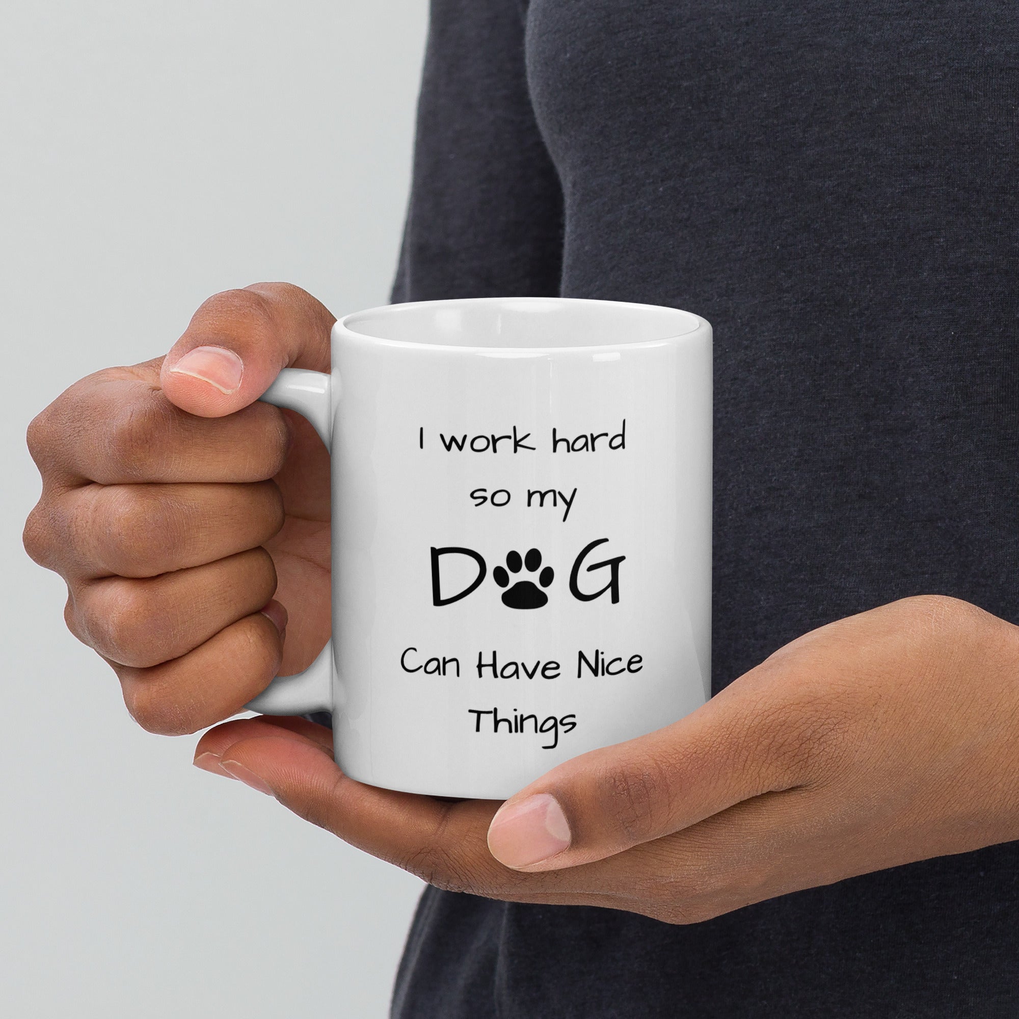 Dog Lovers White Glossy Mug