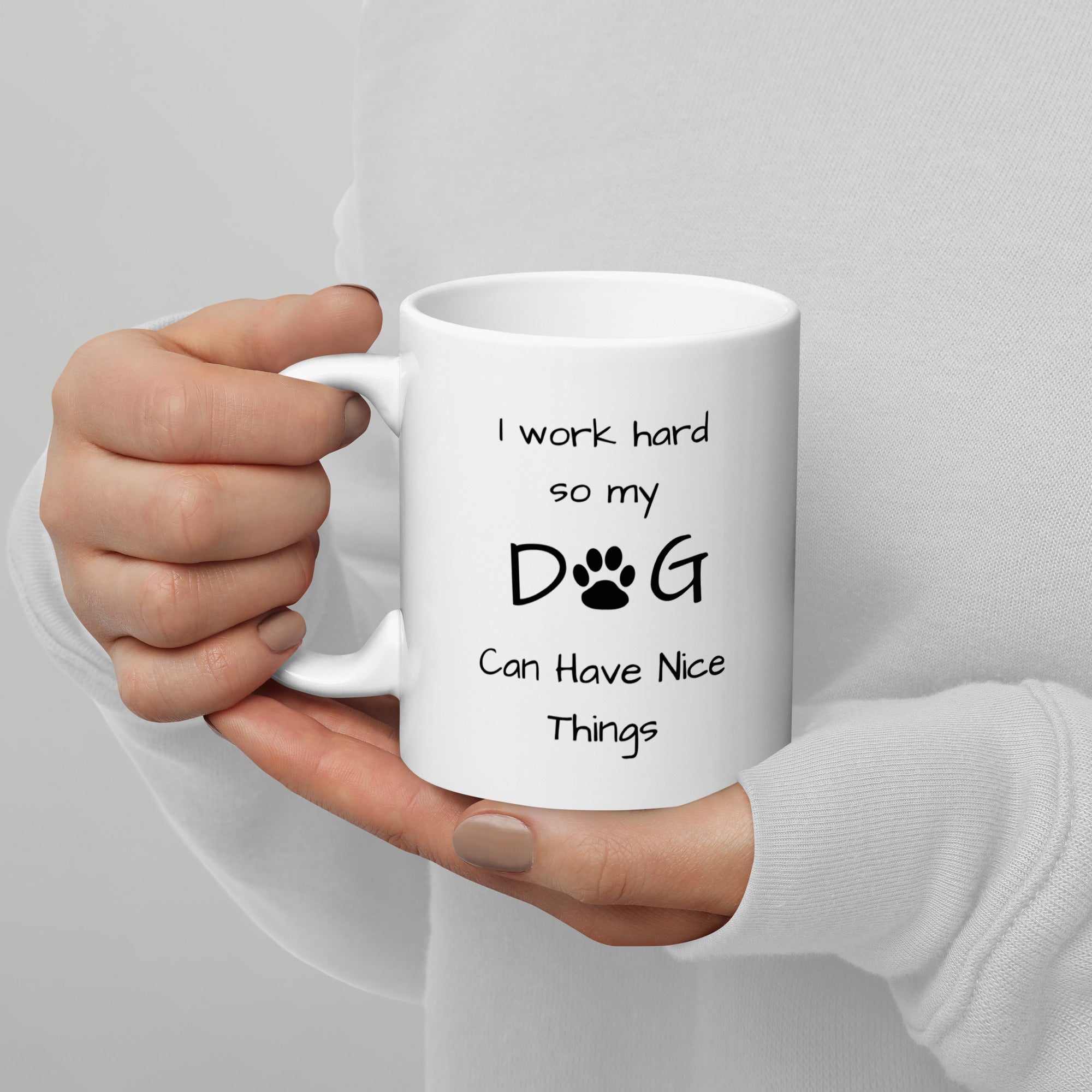 Dog Lovers White Glossy Mug