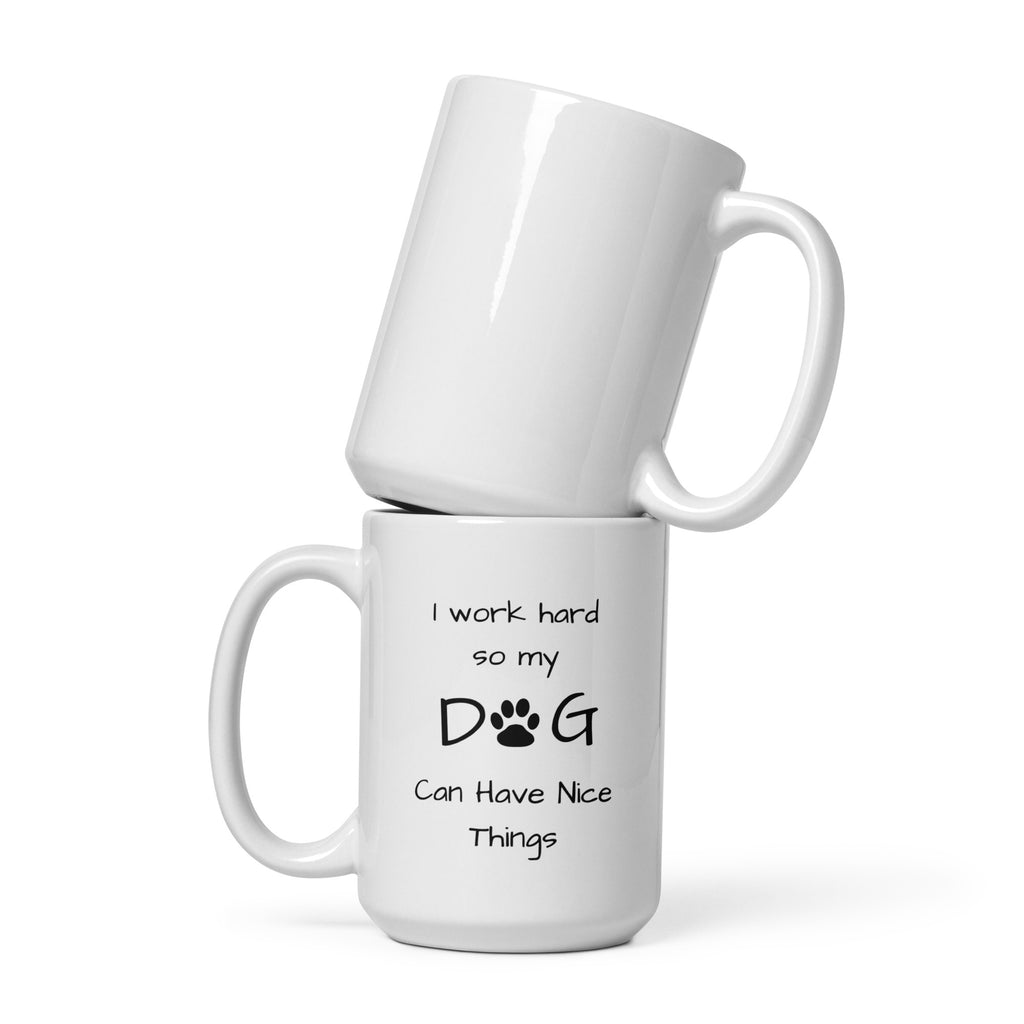 Dog Lovers White Glossy Mug