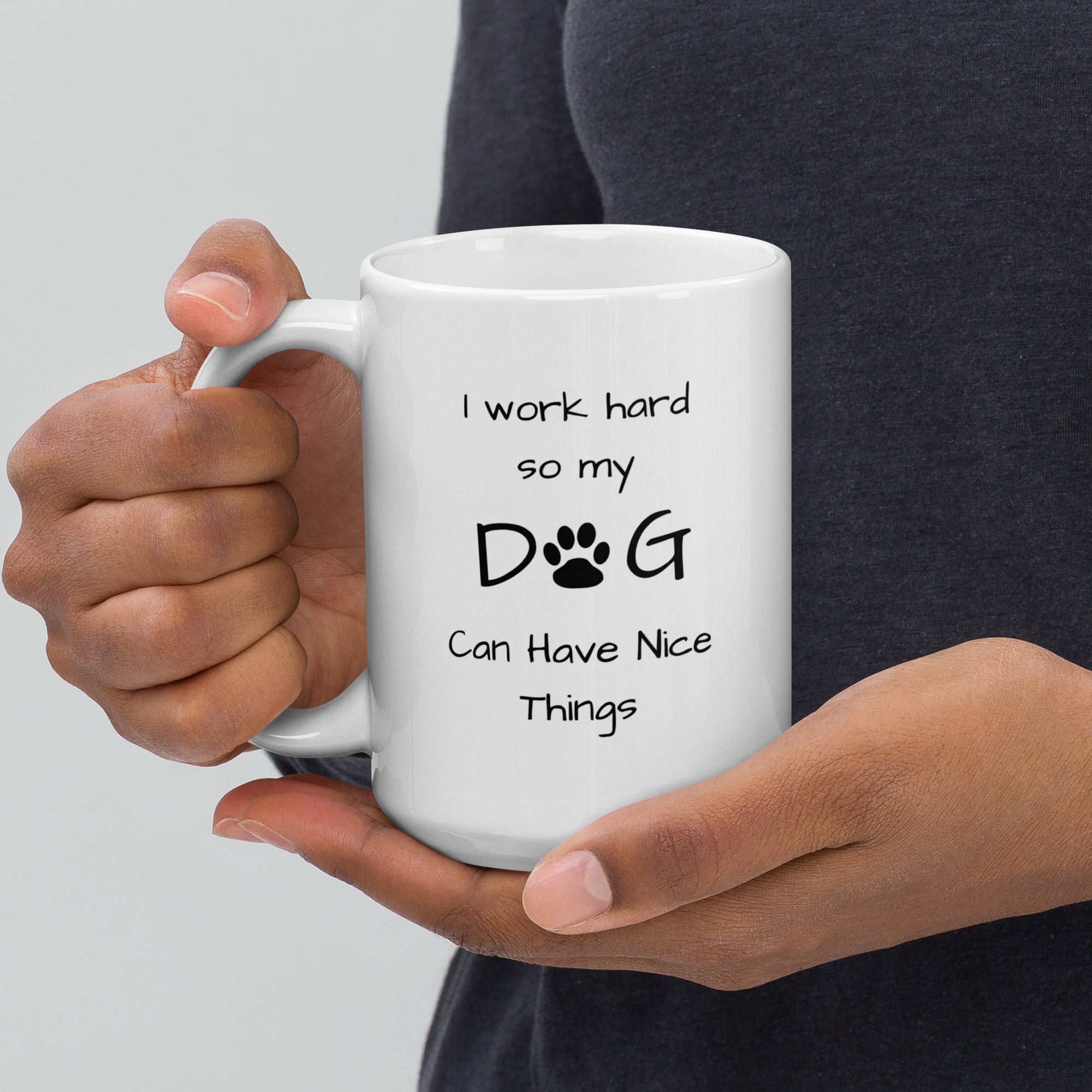 Dog Lovers White Glossy Mug