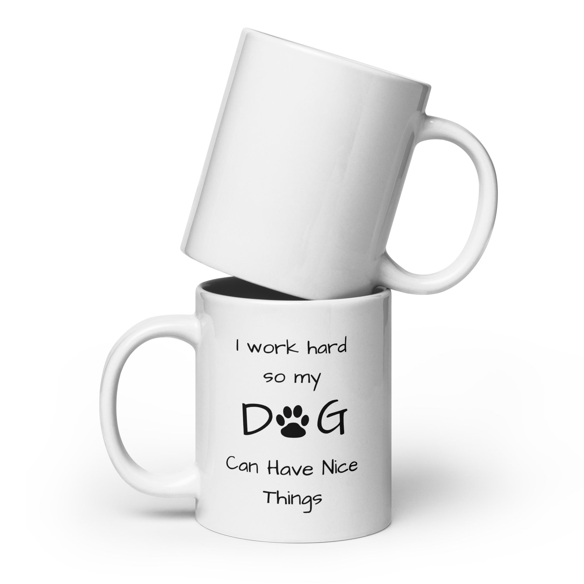 Dog Lovers White Glossy Mug
