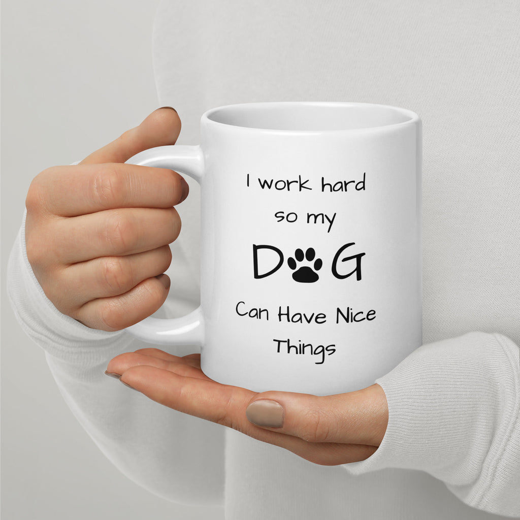 Dog Lovers White Glossy Mug